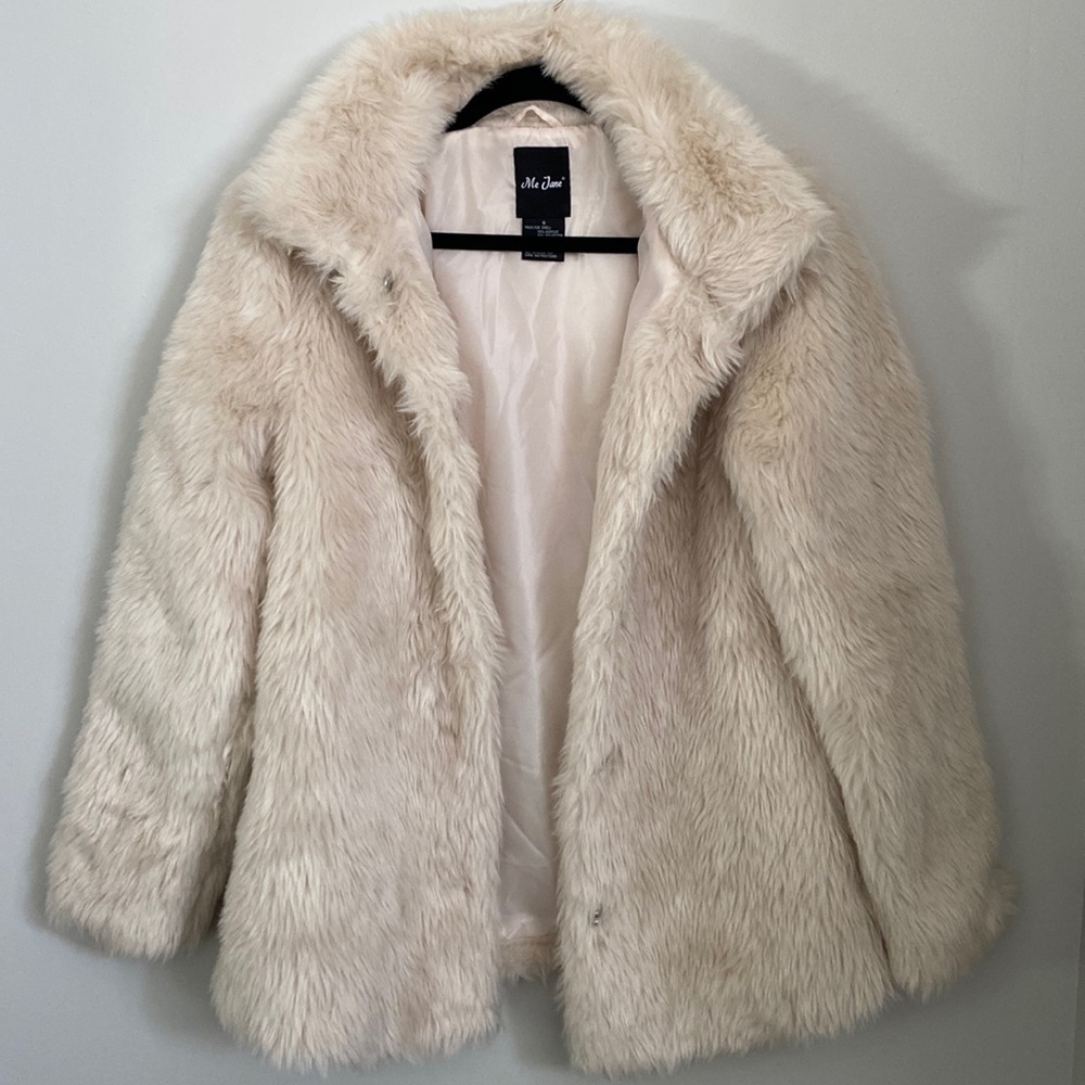 Faux fur coat!